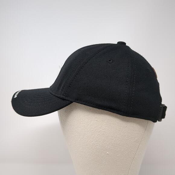 Under Armour Strapback Baseball Cap Black One Size Adjustable Embroidered - Picture 3 of 9